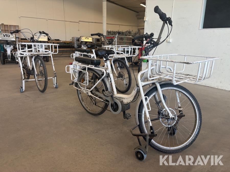 El-cyklar Monark Cargo Centro1 3st paketcyklar