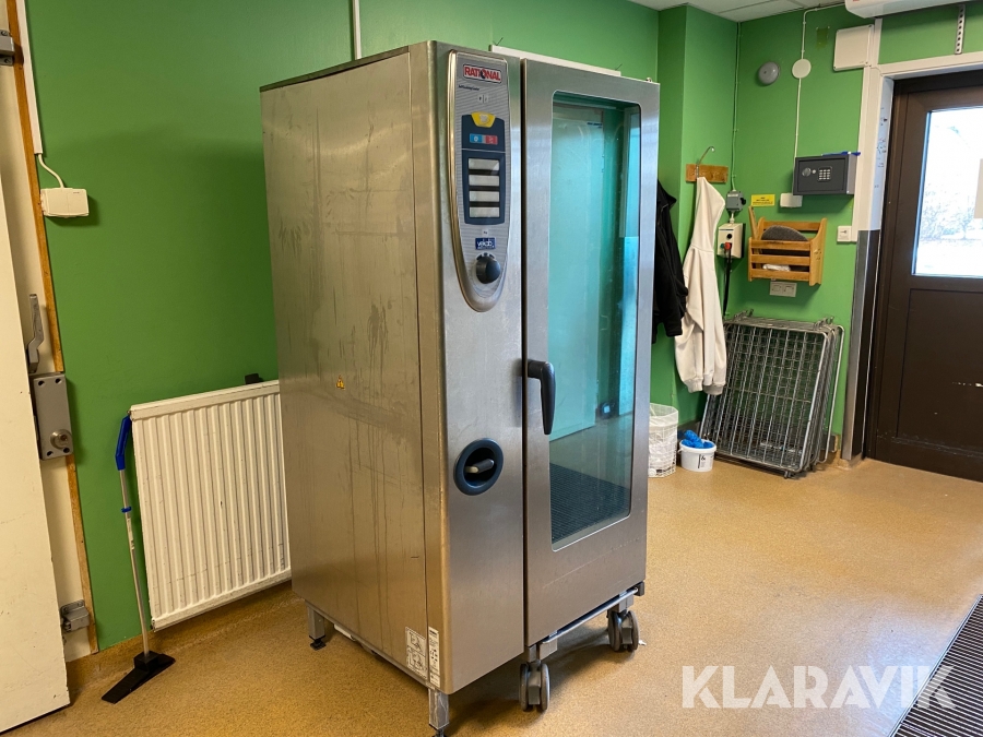 Restaurangugn / Storköksugn Rational Scc 201 med gejdervagn