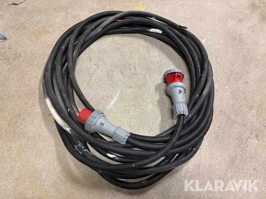 Strömkabel 63A, 20-25m