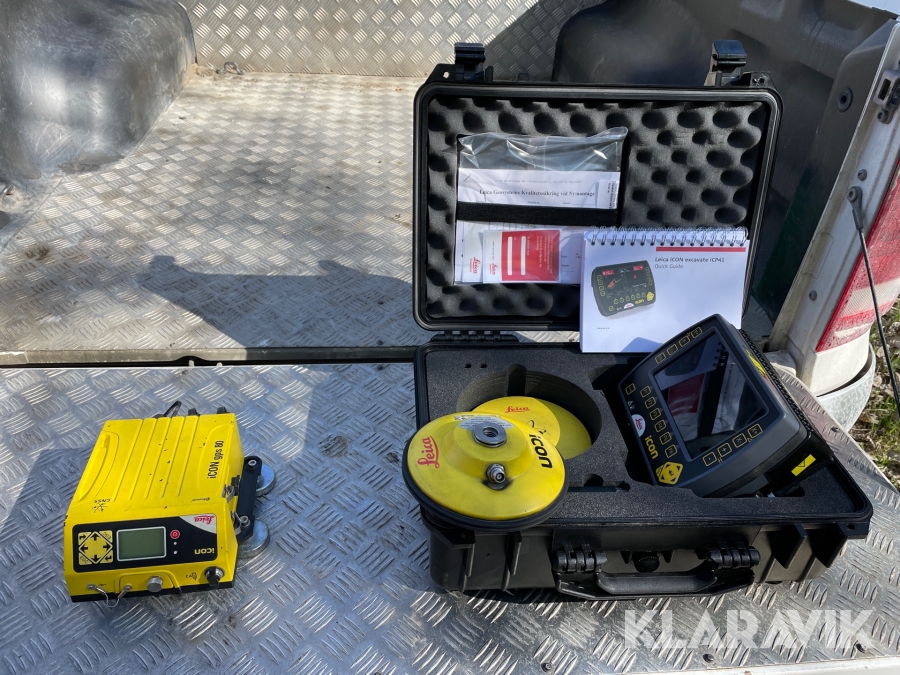 Maskinstyrning Leica Icon 3D med licens