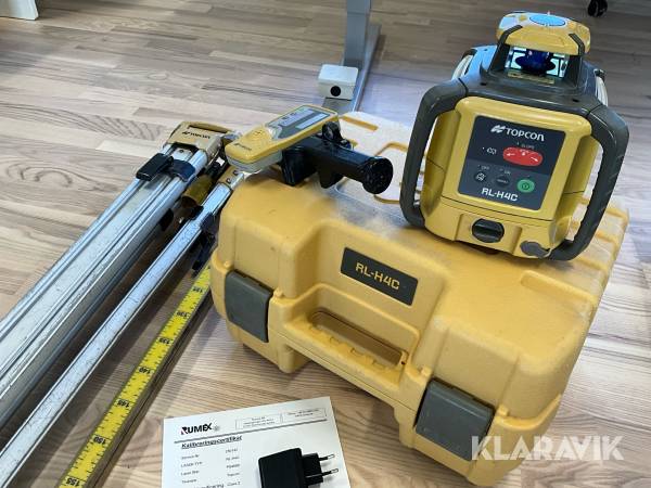 Planlaser Topcon RL-H4C kalibrerad