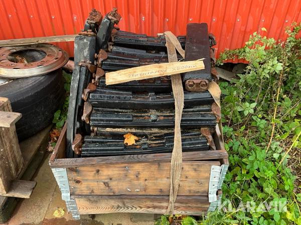 Bandplattor Gummipads Kobelco 600mm 78st