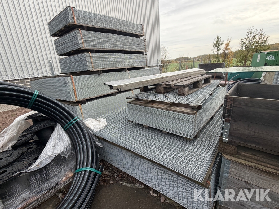Galvat galler 3x2m & 2x1m 580st