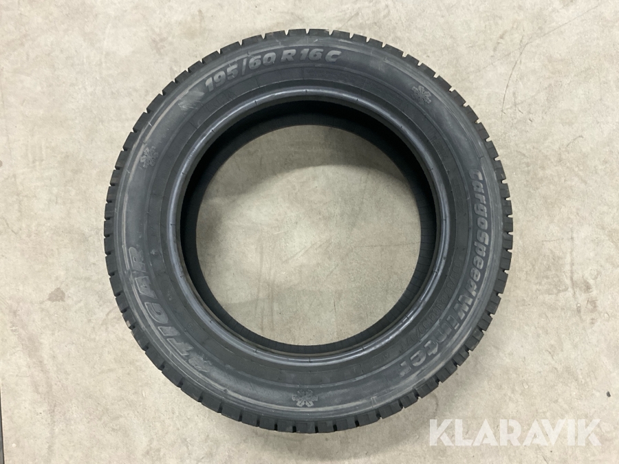 Personbilsdäck/Friktion Tigar CargoSpeedWinter 195/60R16C (nytt) 1st