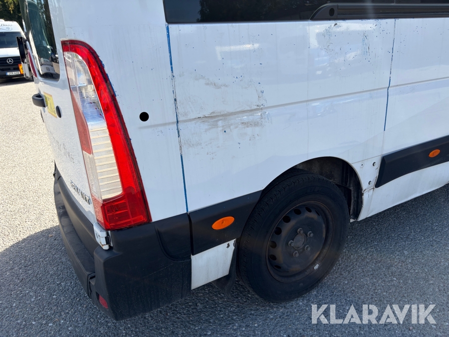 Minibuss Renault Master Chassi Cab 3.5 T 2.3 dCi Manuell 145 hk