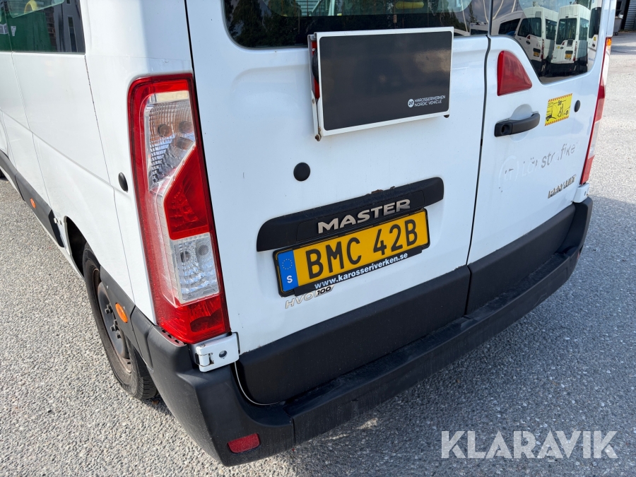 Minibuss Renault Master Chassi Cab 3.5 T 2.3 dCi Manuell 145 hk
