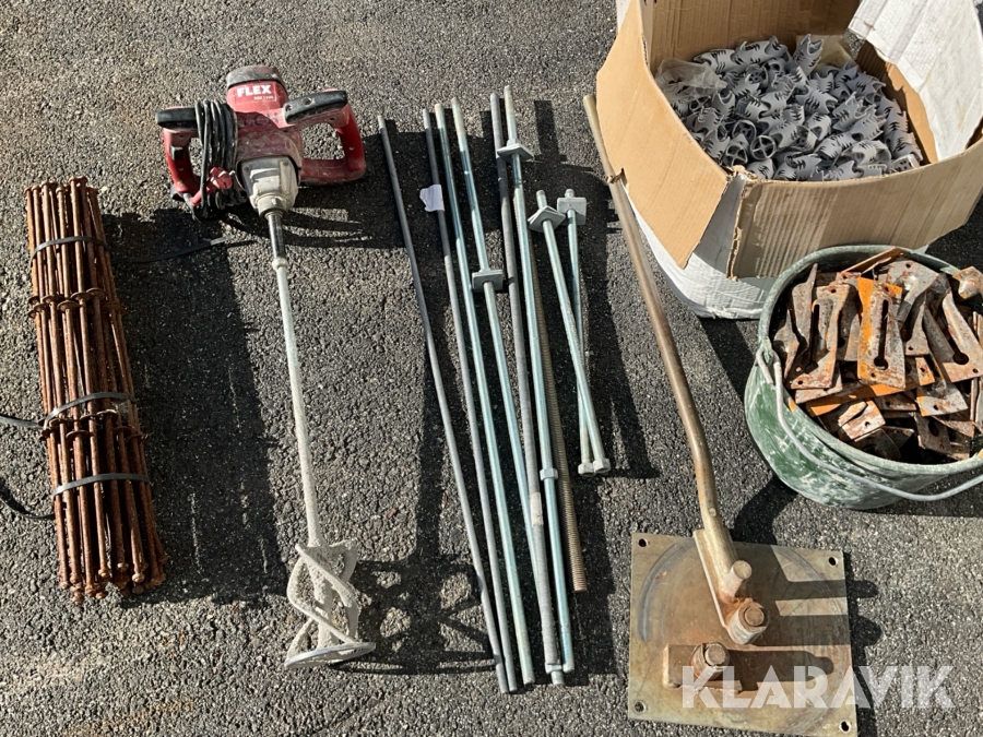 Betongvisp Flex MXE 1100 och div utrustning