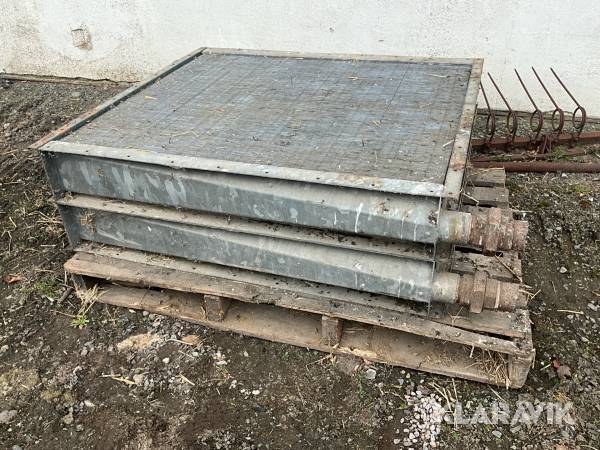 Värmeväxlare/ värmebatteri 2 st