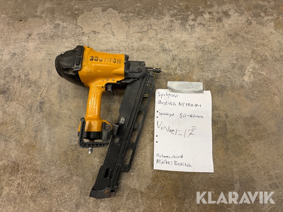 Spikpistol Bostitch NS9RH17-1