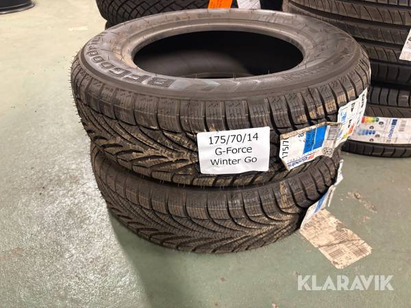 Vinterdäck BFGoodrich G-force Winter Go 175/70R14 2st