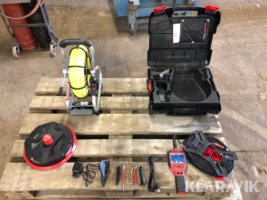 Rörfilmning utrustning Runpotec