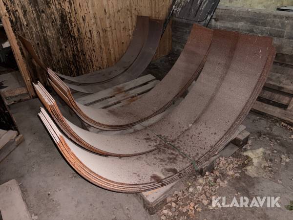 Kortenplåt halvringar 19 st