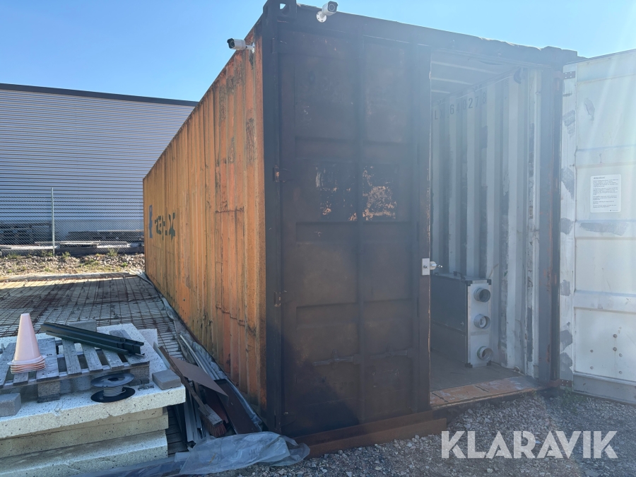 Container 40fot med klass 5 lås