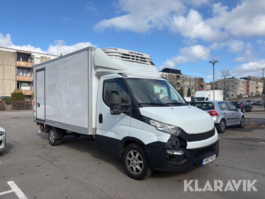 Lätt lastbil Iveco Daily 35-150 2.3 JTD volymskåp med bakgavellyft