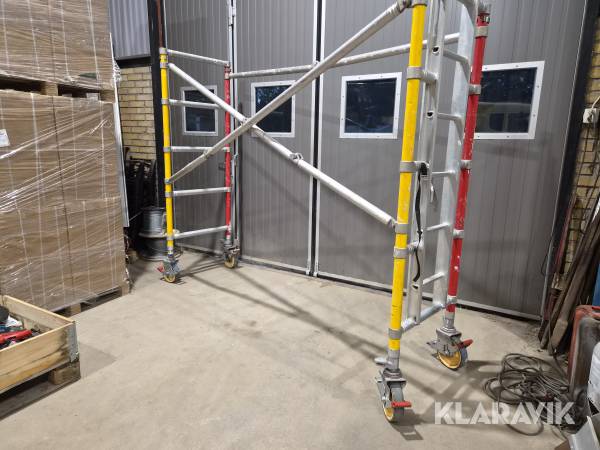 Hantverkställning Instant VX Base 0,75 x 2,50 m Aluminiumställning