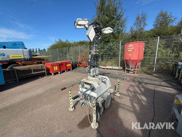 Belysningsmast TSR-Light Luxtower4x150W