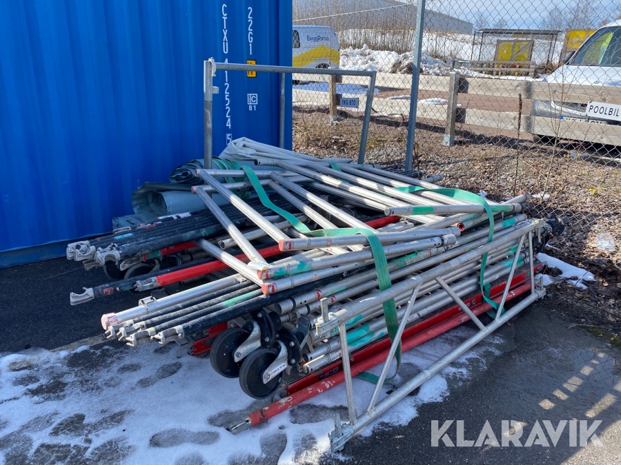 Rullställning aluminium & byggpresenning