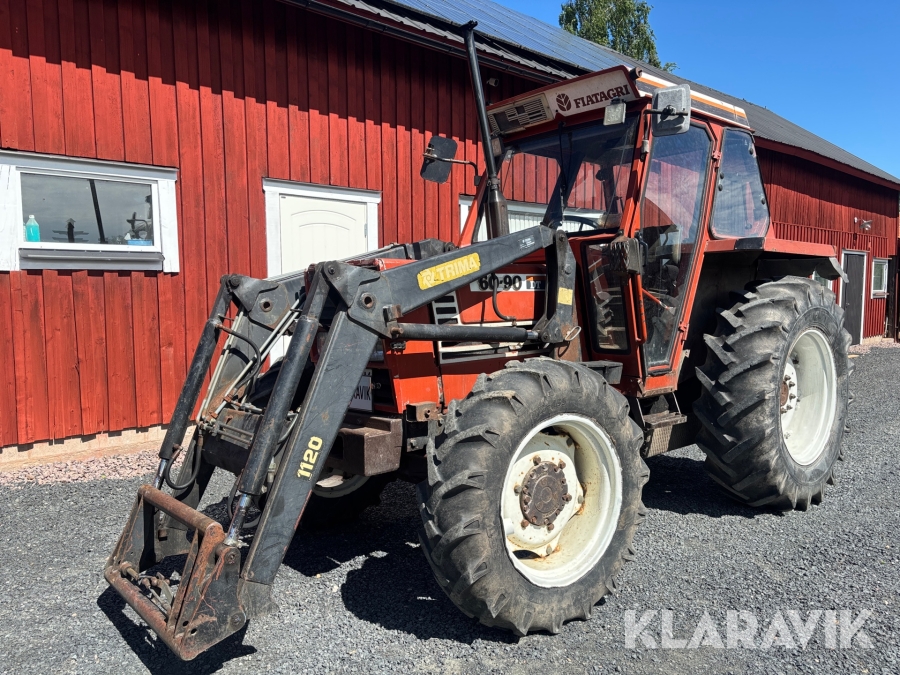 Traktor Fiat 60-90 DT 4WD med Frontlastare