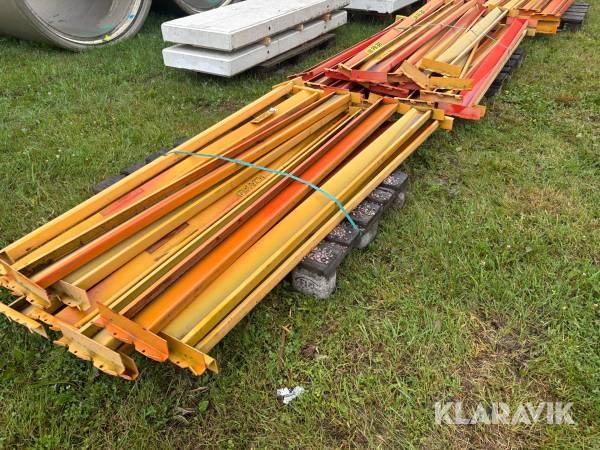 Balkar till pallställ ca 55st