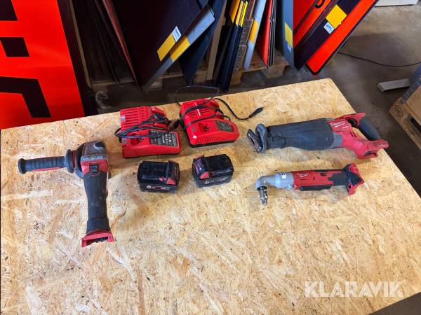 Verktygspaket Milwaukee 3 st