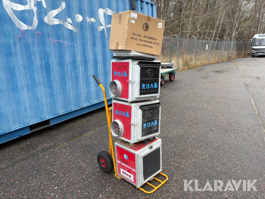 Luftrenare 3 st Pullman Ermator A1000