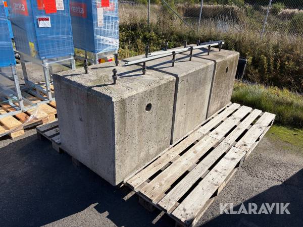 Betongfundament 3st