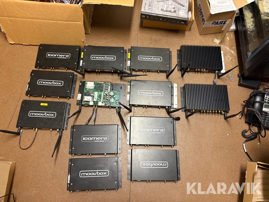 Paket med Routrar Icomera Moovbox -13st