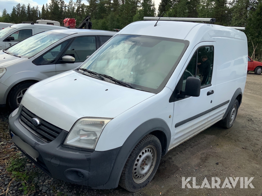 Skåpbil Ford Transit Connect med liten verkstadsinredning