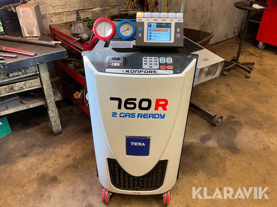 AC maskin Texa 760R , med tillbehör för R134a
