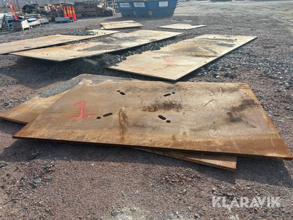 Körplåtar 2st 3x2m