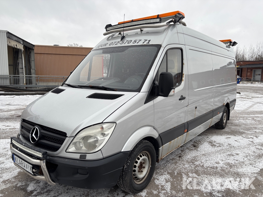 Skåpbil verkstadsbil Mercedes-Benz Sprinter 319 CDI