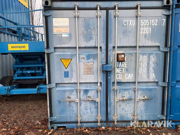 Container  20'-EH 20 fot, oisolerad