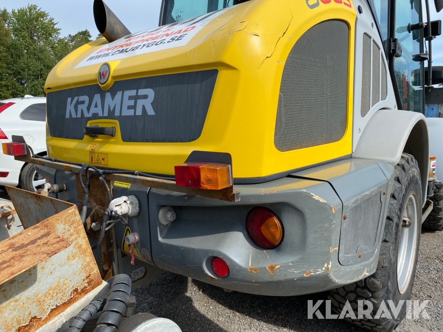 Hjullastare Kramer 352 med redskap