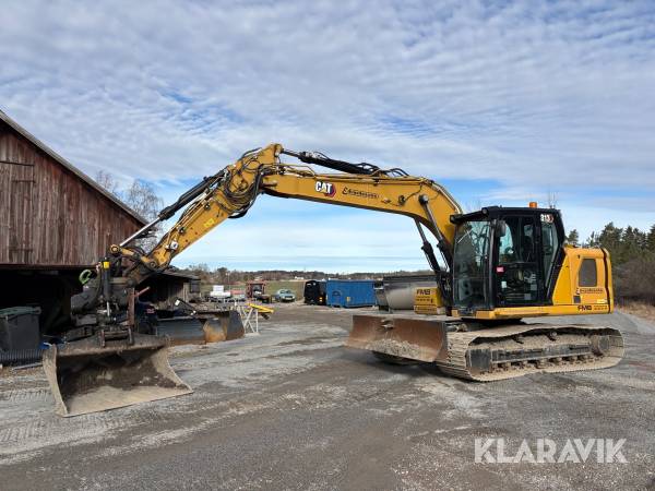 Grävmaskin CAT 313 Next Gen med grävsystem