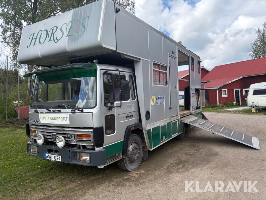 Hästlastbil Volvo FL6 Turbo