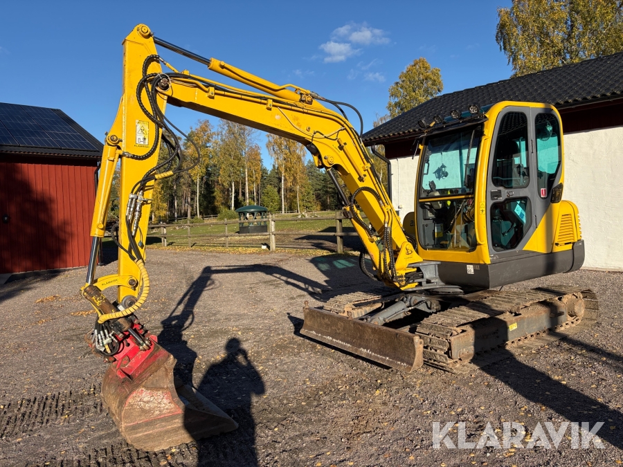 Grävmaskin Abelco XC45 med tiltmellandel & skopa