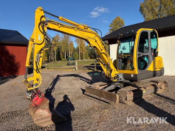 Grävmaskin Abelco XC45 med tiltmellandel & skopa