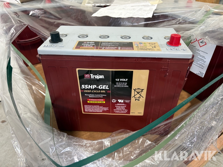 Traktionärt Batteri Trojan 5SHP-GEL 12V 125Ah