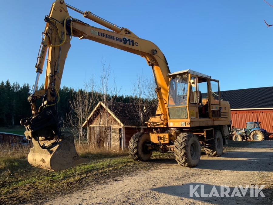 Hjulgrävmaskin Liebherr 911C