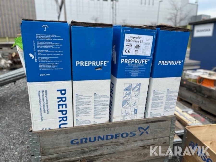 Tätmembran Preprufe Ca 260 m2.