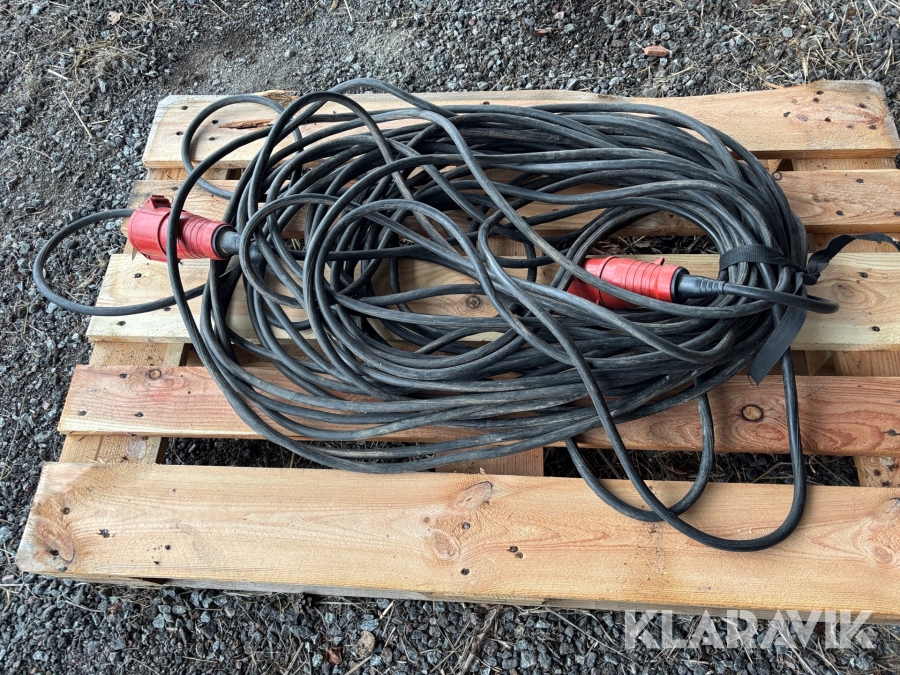 Elkabel 53m 32amp handske