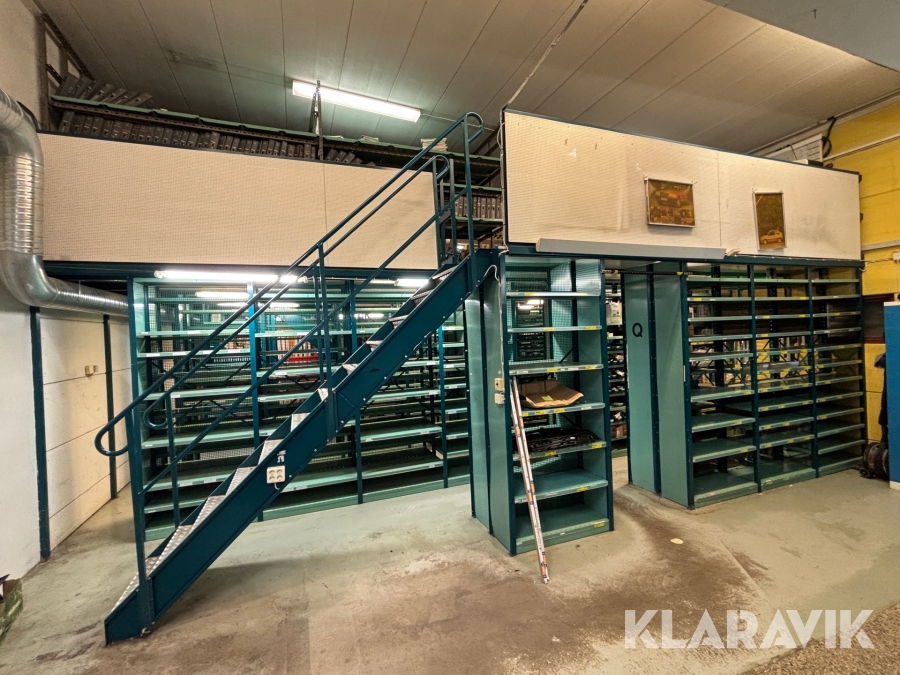 Lagerhyllor Stemo 2 våningar