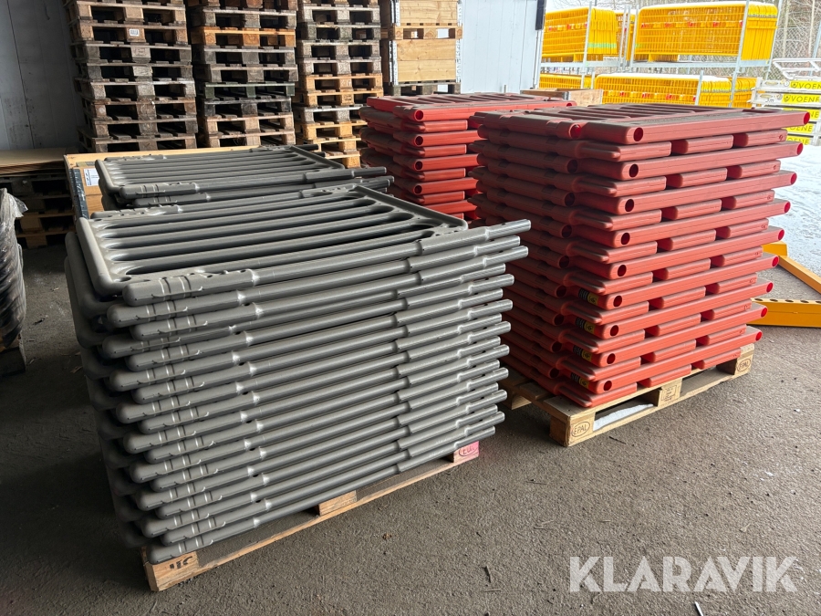 Kravallstaket Plast 36st