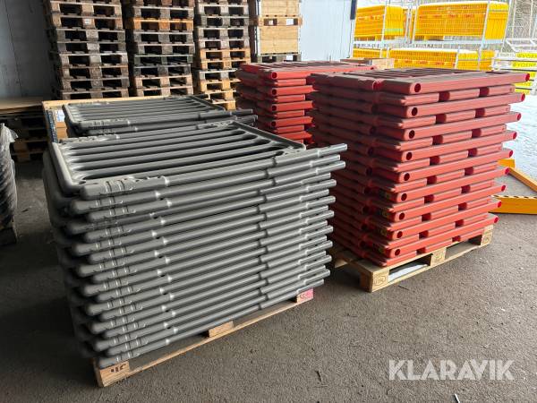 Kravallstaket Plast 36st