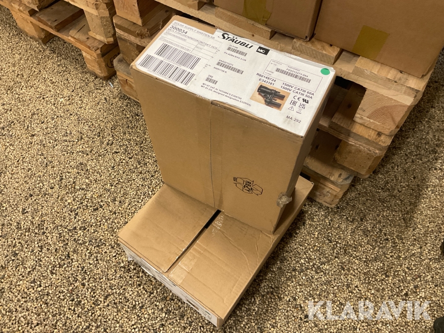 Tillbehör solceller Stäubli Förgreningskontakter 500st