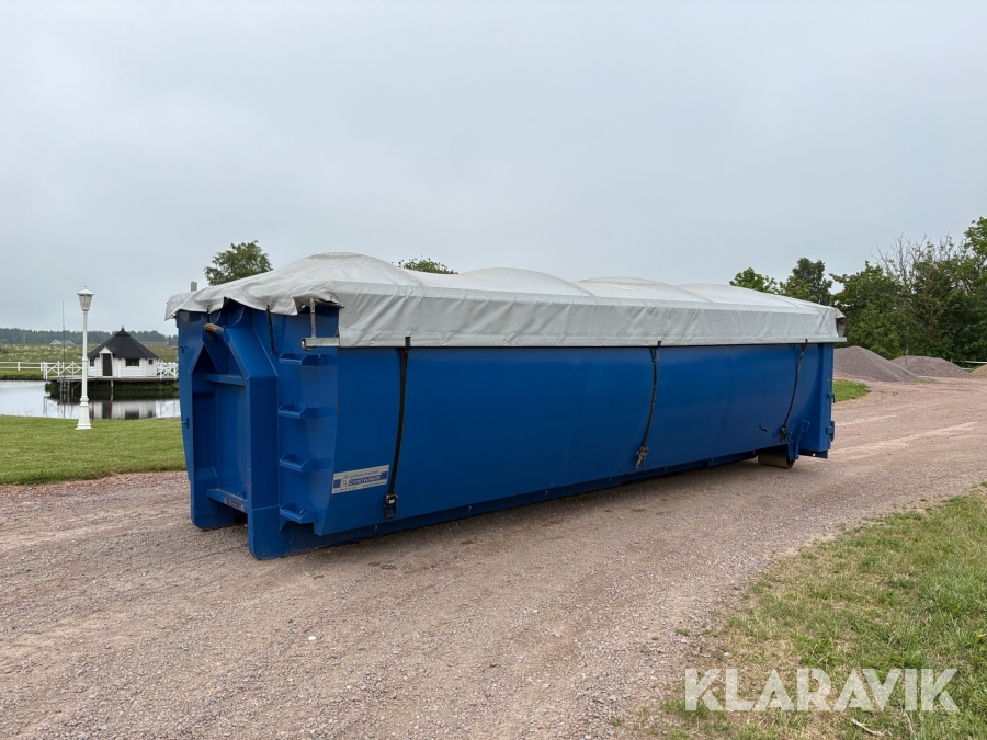 Spannmålscontainer LT Container 22m3 med rullkapell