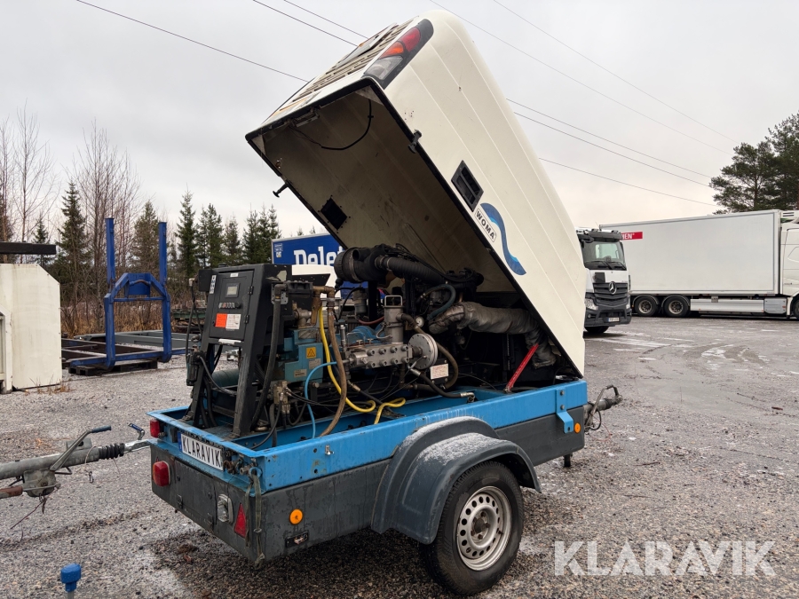 Spolsläpvagn Woma 2500 bar 55M P12