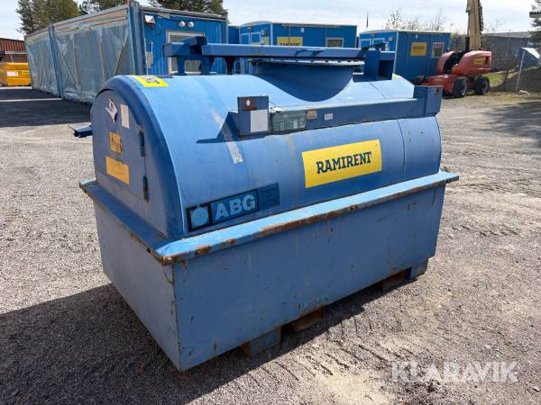 Bränsletank ADR med pump ABG 1500 L