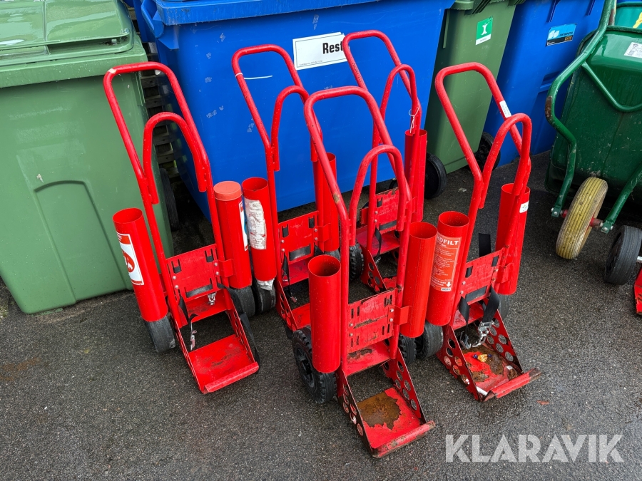 Brandsläckarkärror 5st