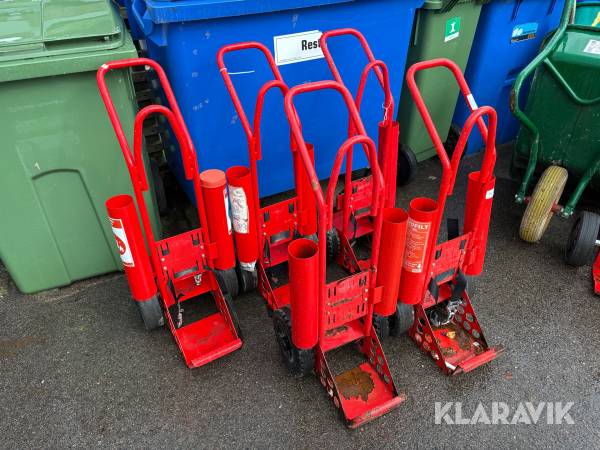 Brandsläckarkärror 5st